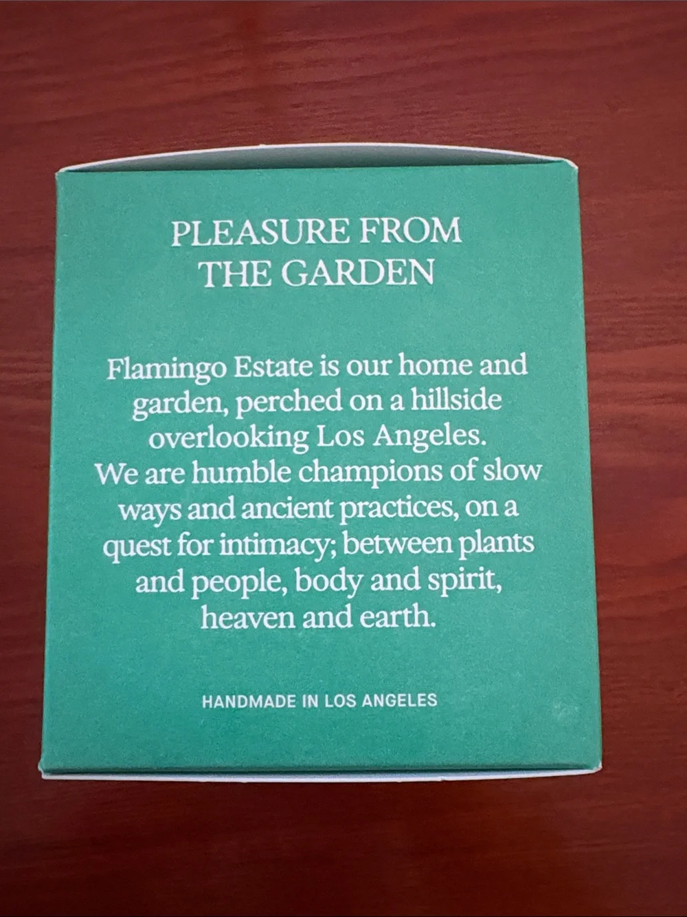Flamingo Estate Heirloom Tomato Scented Candle - Teal